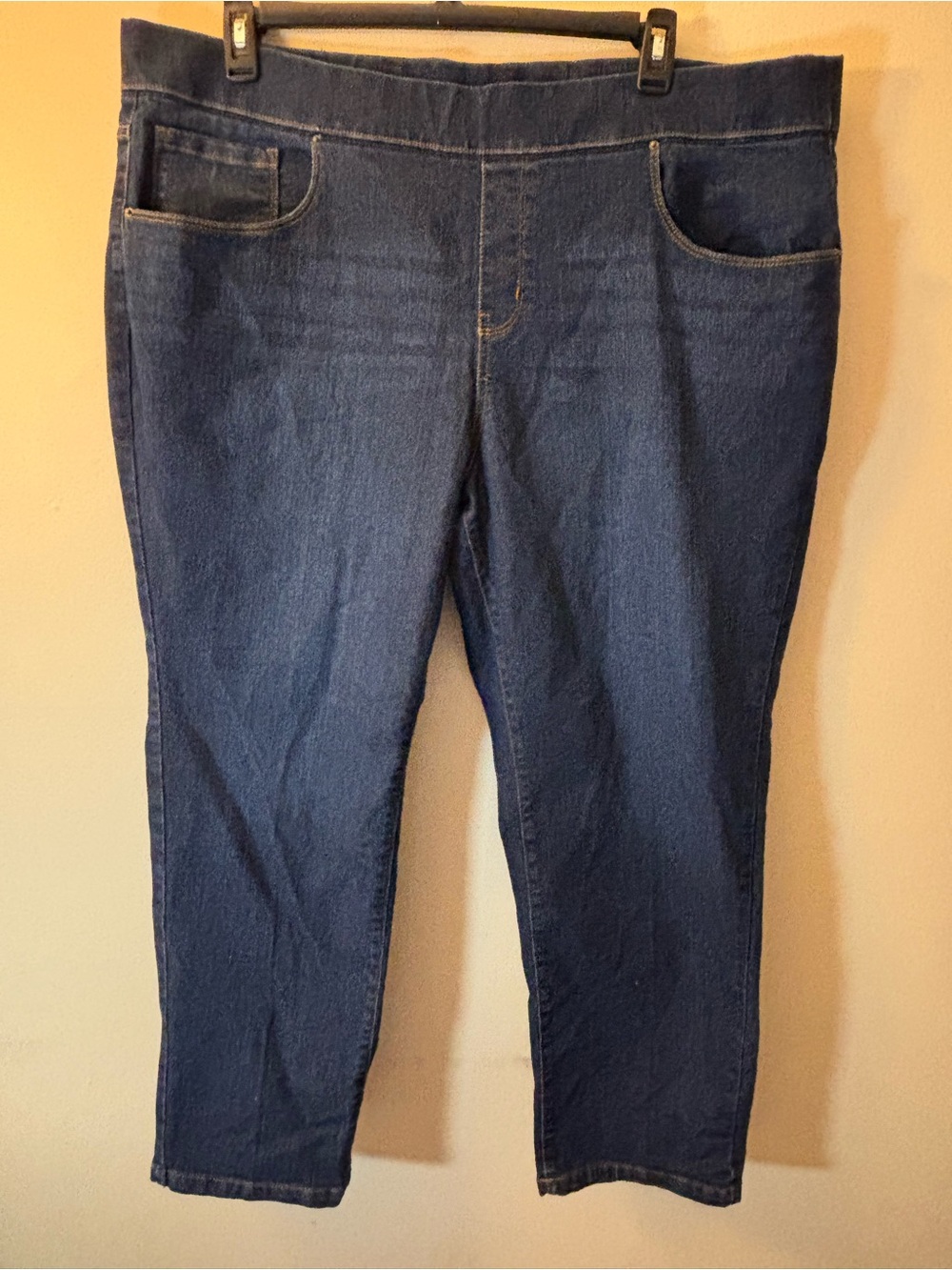 Terra & Sky Dark Blue Cropped Ankle Jeans
